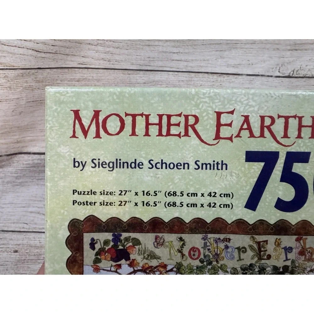 HTF Breckling Press Mother Earth and Her Children Puzzle 750 Piece New & Sealed
